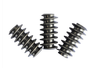 3 Teeth C1144 Worm Gear Assembly 0.8 Module DIN3974 / 9 For Gearbox
