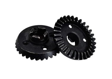 High Precision Straight Bevel Gear 30T  M0.8 16MnCr5 Steel Material RoHS Approved